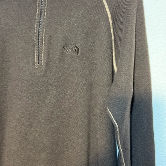 The North Face Men’s Brown Wool Blend 1/4 Zip Sweater Outdoors Size XL - Picture 5 of 13